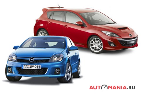 Сравнение Mazda3 vs Opel Astra